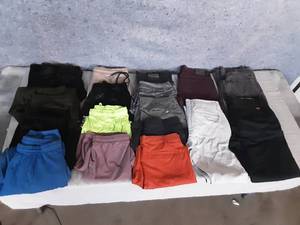 32 Pairs Size S-M Mens Sweat Pants, Jeans, and Shorts