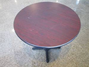 30 Round office break room style table