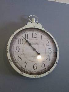 Shabby Chic Pocket watch face style wall clock