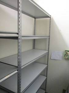 Heavy duty metal 6-adjustable Tier teardrop style shelf (over 6ft tall and 4ft wide)