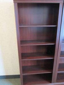 Dark Wood 6-tier Bookshelf approximately 2.5ft1.5ft6ft