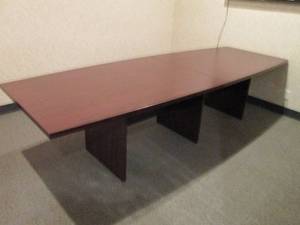 Large laminated wood Office Conference room table