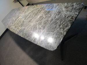 Extremely heavy metal base granite top 8 ft conference table