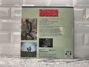 lot 52 image: Rambo First Blood Part II- Laser VideoDisc