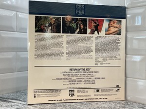 lot 166 image: Star Wars- Return of the Jedi- Laser VideoDisc