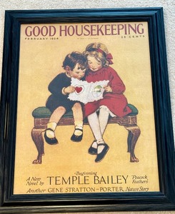 lot 57 image: Framed Enlarged Print of a Good Housekeeping Magazine