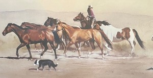 lot 99A image: Three Hands Framed Print by John Fawcett