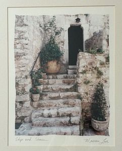 lot 66 image: Steps and Stones Framed Print by Maureen Love