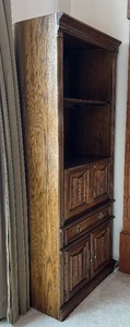 lot 110 image: Vintage Secretary Bookshelf