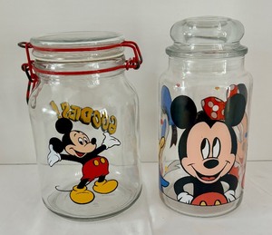 lot 132 image: Mickey Mouse Motif Mugs and Jars