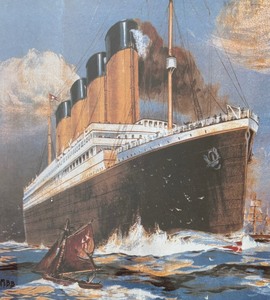 lot 146 image: White Star Line Print