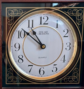 lot 173 image: Charming Clock by Fine Art Creations