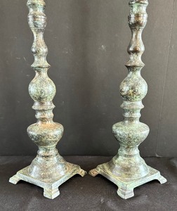 lot 186 image: Pair of Vintage Candle Holders
