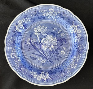 lot 210 image: Blue and White Plates by Liberty Blue and Spode