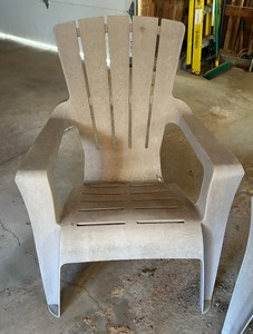 lot 222 image: Four Resin Patio Chairs