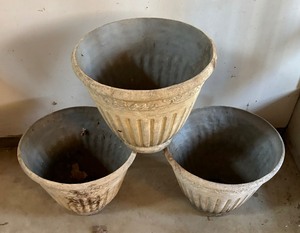 lot 225 image: Trio of Terrific Planters