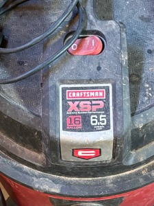 lot 228 image: Craftsman 16 Gallon Wet and Dry Vacuum