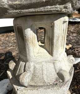 lot 248 image: Cement Pagoda Figurine