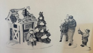 lot 38 image: Department 56 Village Buildings including Six Department 56 Snow Village Houses