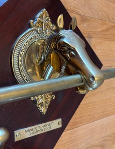 lot 408 image: Minnesota Harvest Champion 2006 Plaque with Hooks