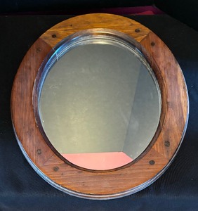 lot 414 image: Marvelous Mirror, Basket and Decanter
