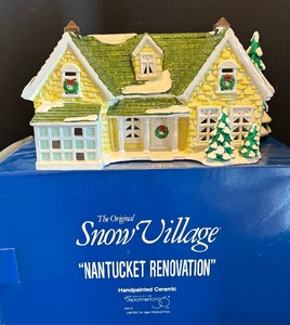 lot 416 image: Department 56 Nantucket Restoration and Pied Bull Inn