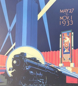 lot 425 image: Canadian Pacific Railroad Worlds Fair Chicago Print