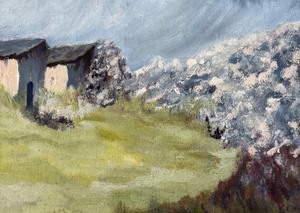 lot 427 image: Original Oil on Board Painting