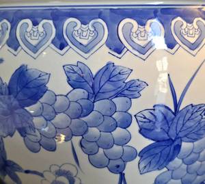 lot 363 image: Large & Lovely Asian-Inspired Planter