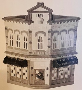 lot 304 image: Lot of Department 56 Jingle Bell, Houseboat, Colonial Church and Many More