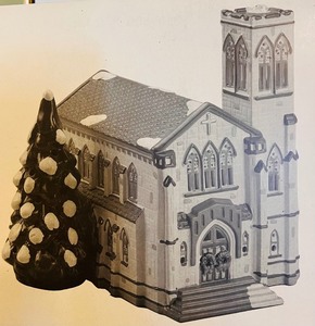lot 305 image: Vintage Department 56 including St. Lukes Church, Christmas Barn Dance, Cathedral and Many More
