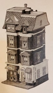 lot 313 image: Multiple Department 56 Villages Including All Saints Corner Church, 5906 Park Avenue Townhouse and More