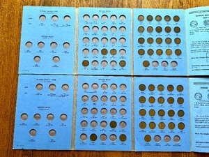 lot 30C image: Two United States Partial Indian Head Penny Coin Sets