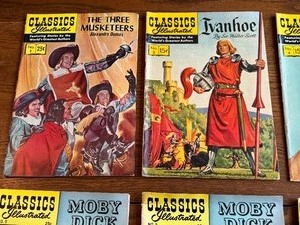 lot 527 image: Class Illustrated Comic Books including Classic Illustrated Comic Number 1