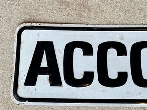 lot 511 image: Metal ACCO SEED Sign