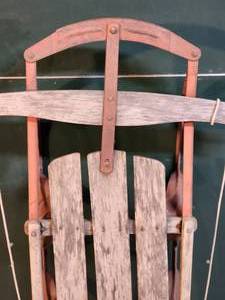 lot 529 image: Vintage Kids Snow Sled