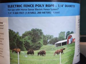 lot 538 image: (2) Electric Fence Poly Rope