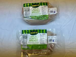 lot 8 image: A. 2x Split Turkey Breasts average Weight 2.5lbs