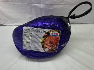 lot 38 image: F. Spiral Sliced HamFully Cooked Avg. Wt. 10lbs