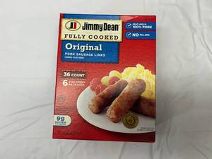 lot 41 image: L. 36 Count Package Jimmy Dean Sausage Links