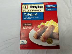 lot 44 image: L. 36 Count Package Jimmy Dean Sausage Links