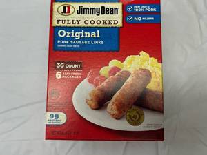 lot 45 image: L. 36 Count Package Jimmy Dean Sausage Links