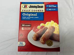 lot 47 image: L. 36 Count Package Jimmy Dean Sausage Links