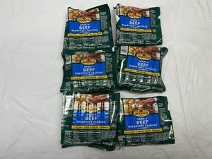 lot 50 image: L. 4x 8.3oz  Ecrich Smok-y Beef Breakfast Sausage Links