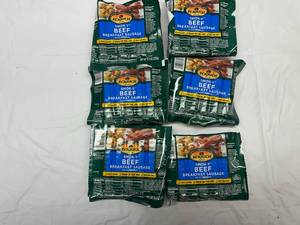 lot 53 image: L. 4x 8.3oz  Ecrich Smok-y Beef Breakfast Sausage Links