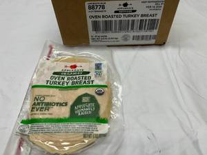 lot 92 image: 12x 6oz Applegate Organics Oven Roasted Turkey Breast