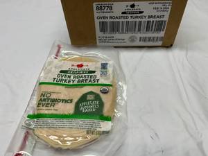 lot 93 image: 12x 6oz Applegate Organics Oven Roasted Turkey Breast