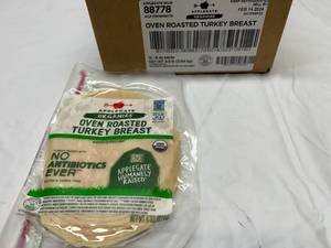 lot 95 image: 12x 6oz Applegate Organics Oven Roasted Turkey Breast
