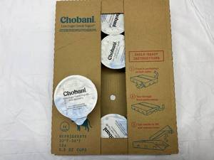 lot 113 image: 12x 5.3oz Chobani Less Sugar Wild Blueberry Greek Yogurt-Best By Date 32024