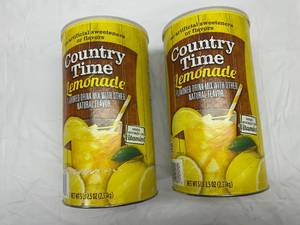 lot 122 image: 2x 5.25lb Country Time Lemonade